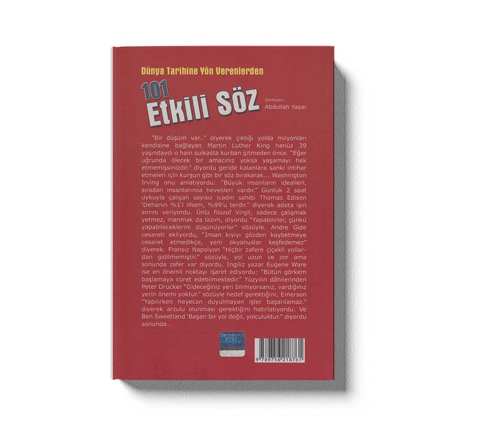 101 Etkili Söz Dünya Tarihine Yön Verenlerden
