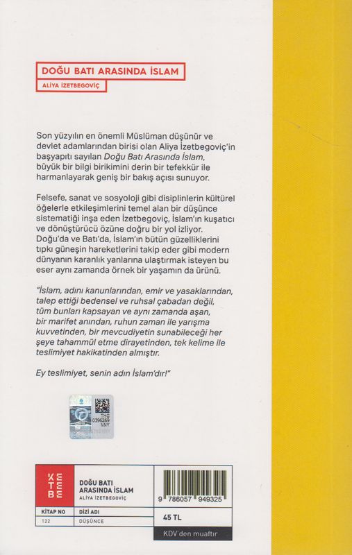 Dogu Bati Arasinda Islam