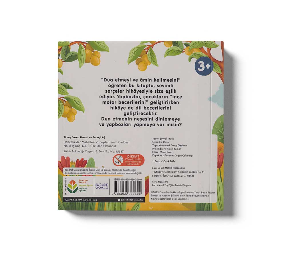 Şirin Serçe Duayı Öğreniyor - Yapbozlu Kitap 4