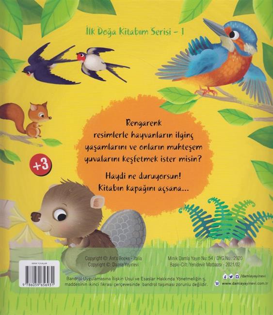 Minik Yuvalar Ilk Doga Kitabim Serisi 1