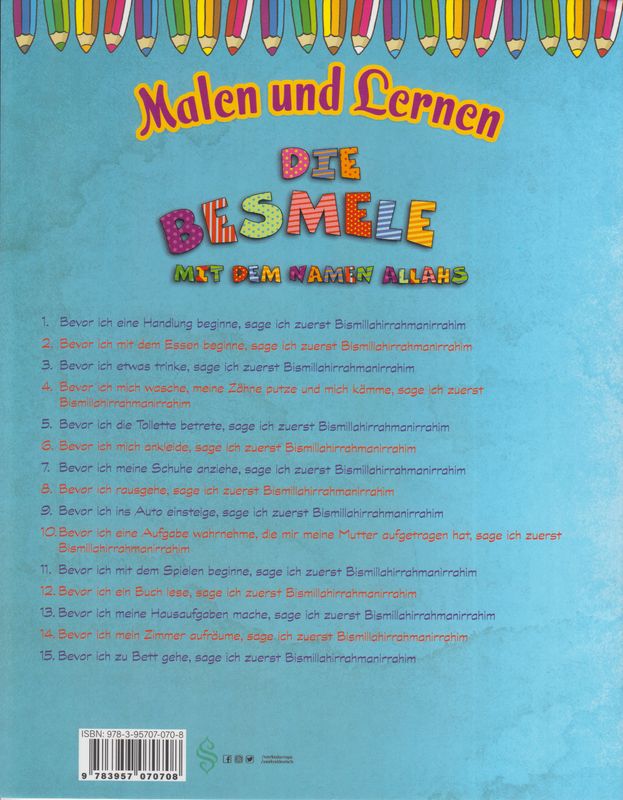 Malen und Lernen 40 Hadithe 4 Büchern