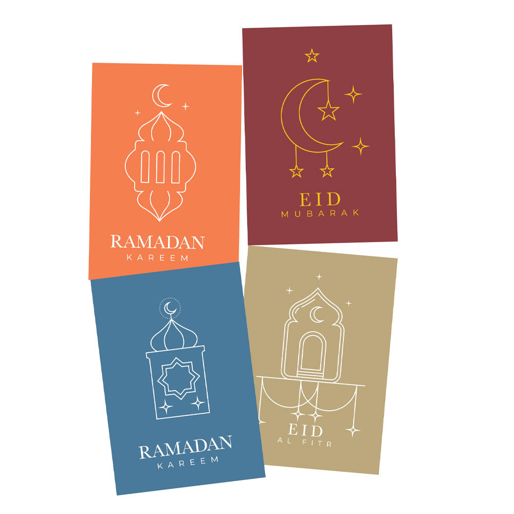 Tebrik Kartları / Geschenkkarten 4er Set V017