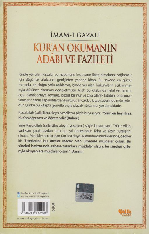 Kur'an Okumanin Adabı ve Fazileti