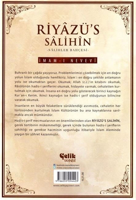 Riyazüs Salihin Salihler Bahcesi