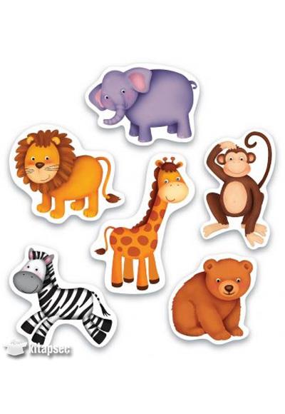 Eolo 1+ Baby Puzzle Orman Hayvanlari Iki Parcali 6 Puzzle