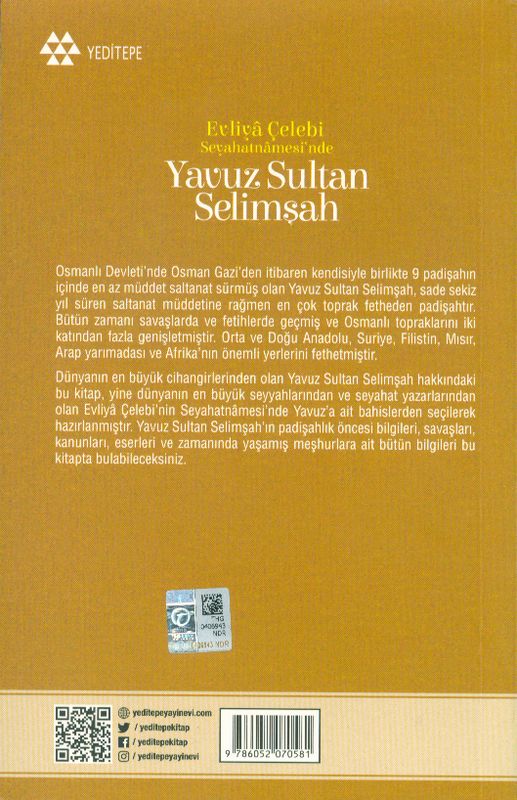 Evliya Celebi Seyahatnamesinde Yavuz Sultan Selimsah