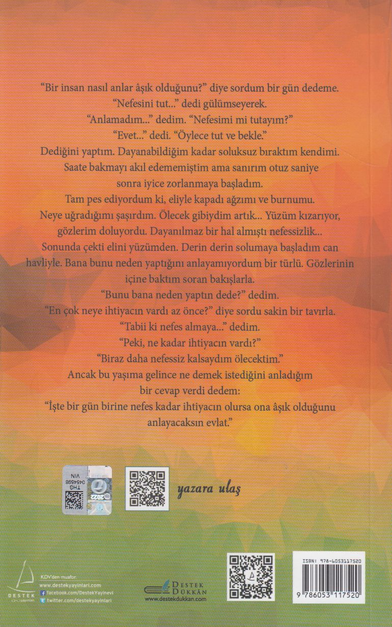 Elif Gibi Sevmek Nefes 1 Sevmek belki bir gün olur diye sair olmaktir.