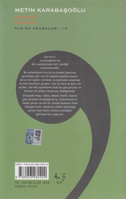 Kuran Okumalari 4 Belagat Incileri