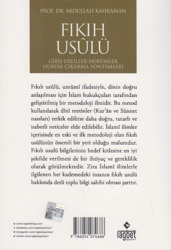 Fikih Usulü Giris Deliller Hükümler Çikarma Yöntemleri