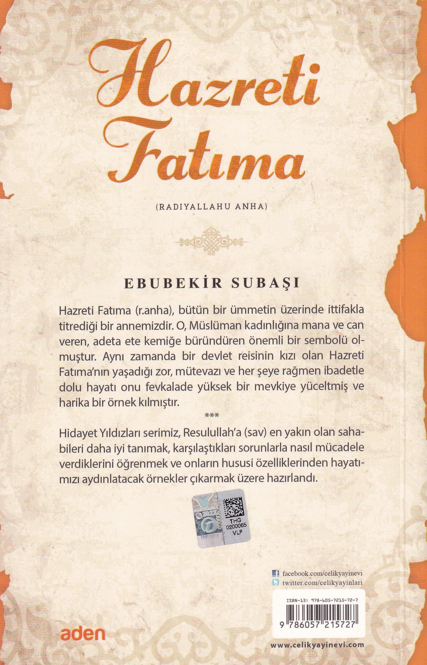 Hazreti Fatıma (Radiyallahu Anh);Hidayet Yıldızları