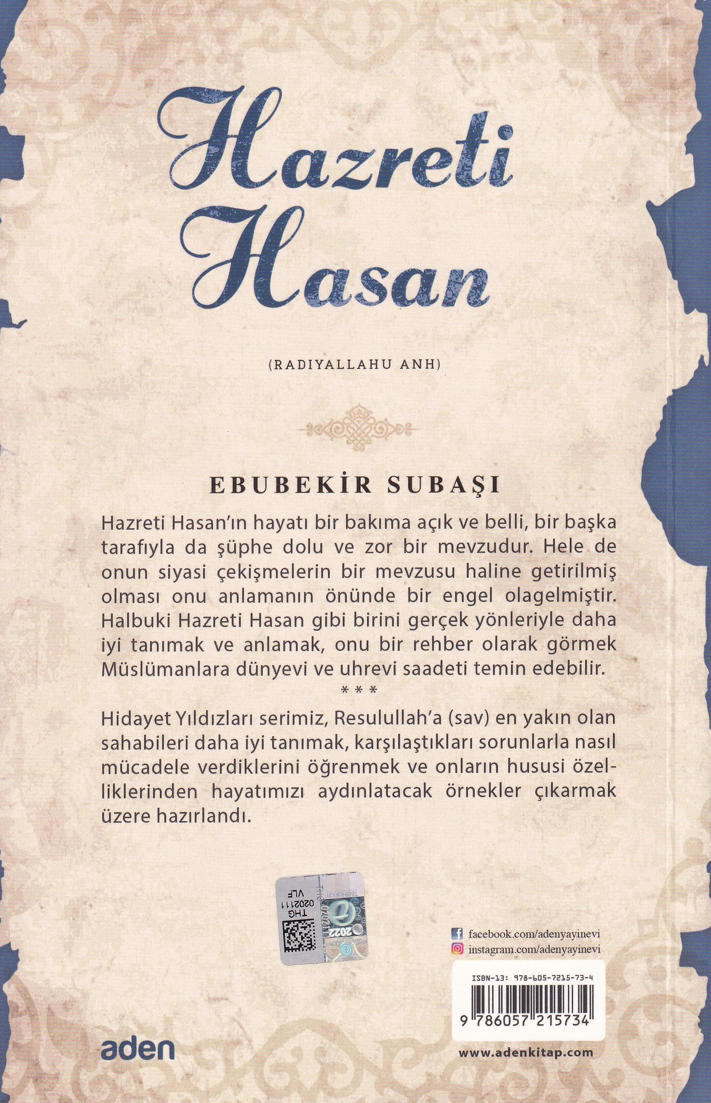 Hazreti Hasan (Radiyallahu Anh);Hidayet Yıldızları