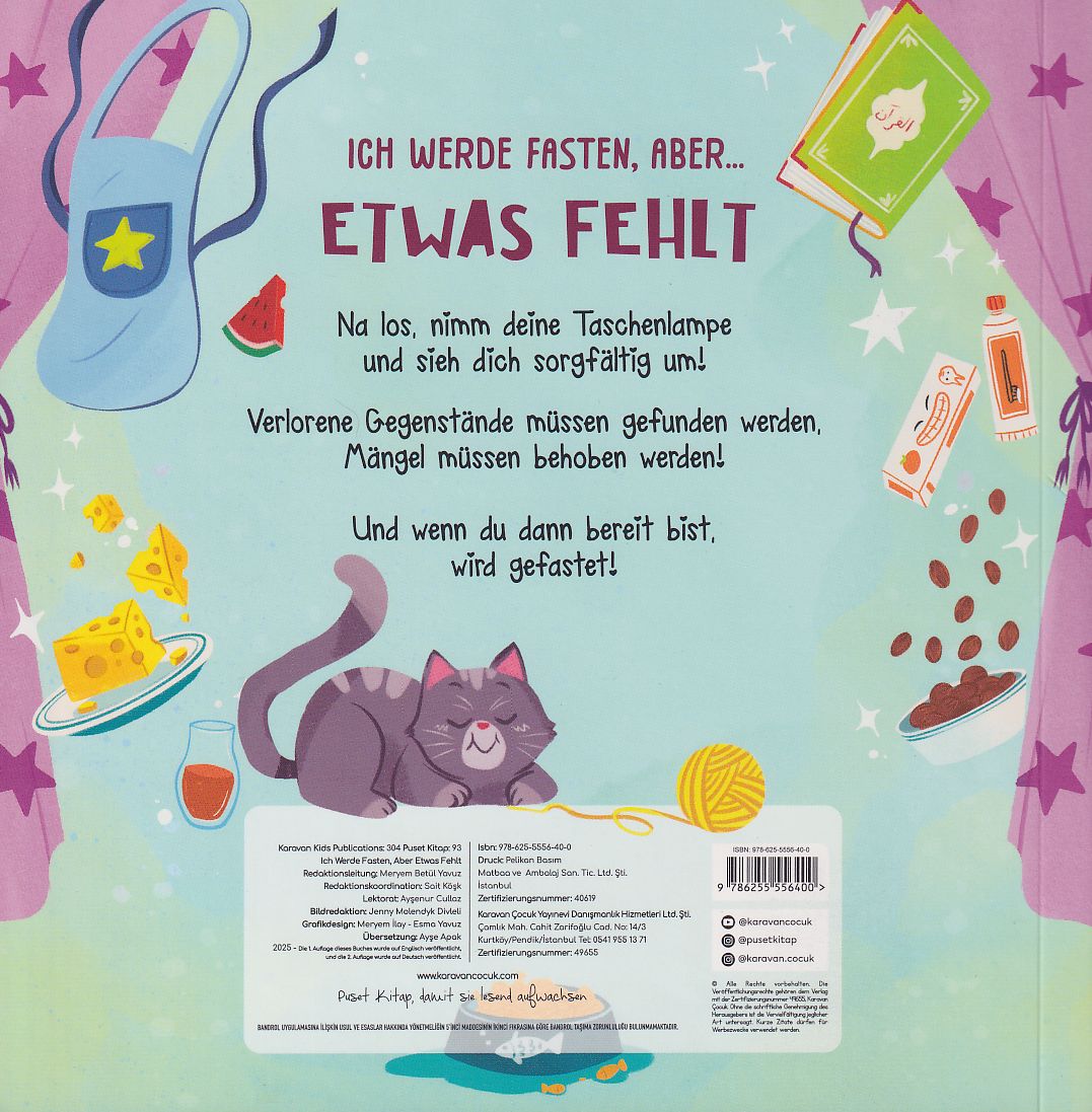 Ich werde fasten, aber etwas fehlt, Oruç Tutacağım Ama Bir Şey Eksik (Fenerli Kitap)