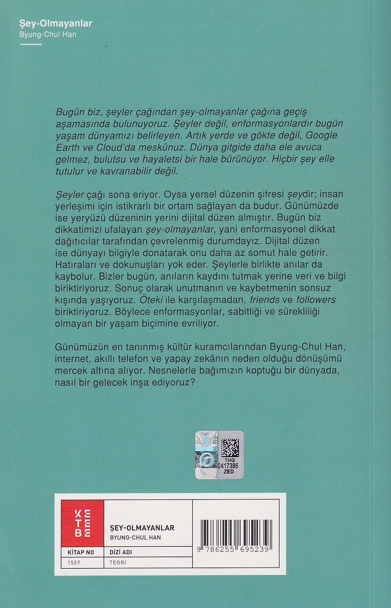 Şey-Olmayanlar