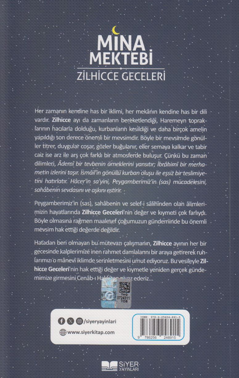 Mina Mektebi Zilhicce Geceleri