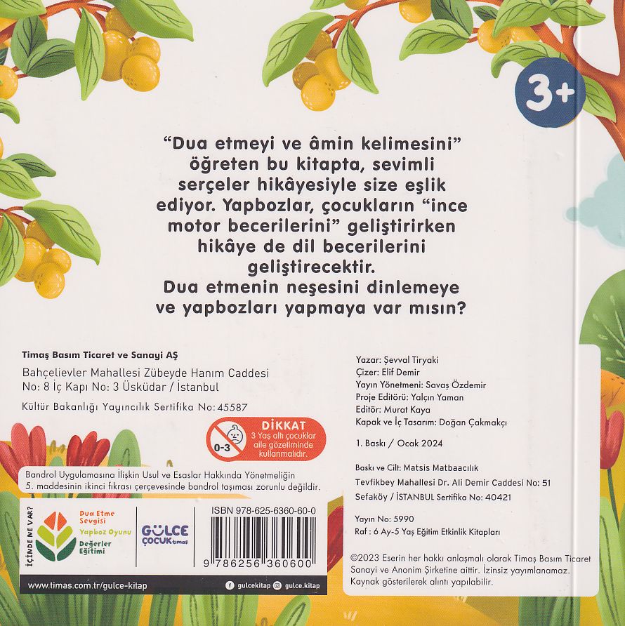 Şirin Serçe Duayı Öğreniyor - Yapbozlu Kitap 4