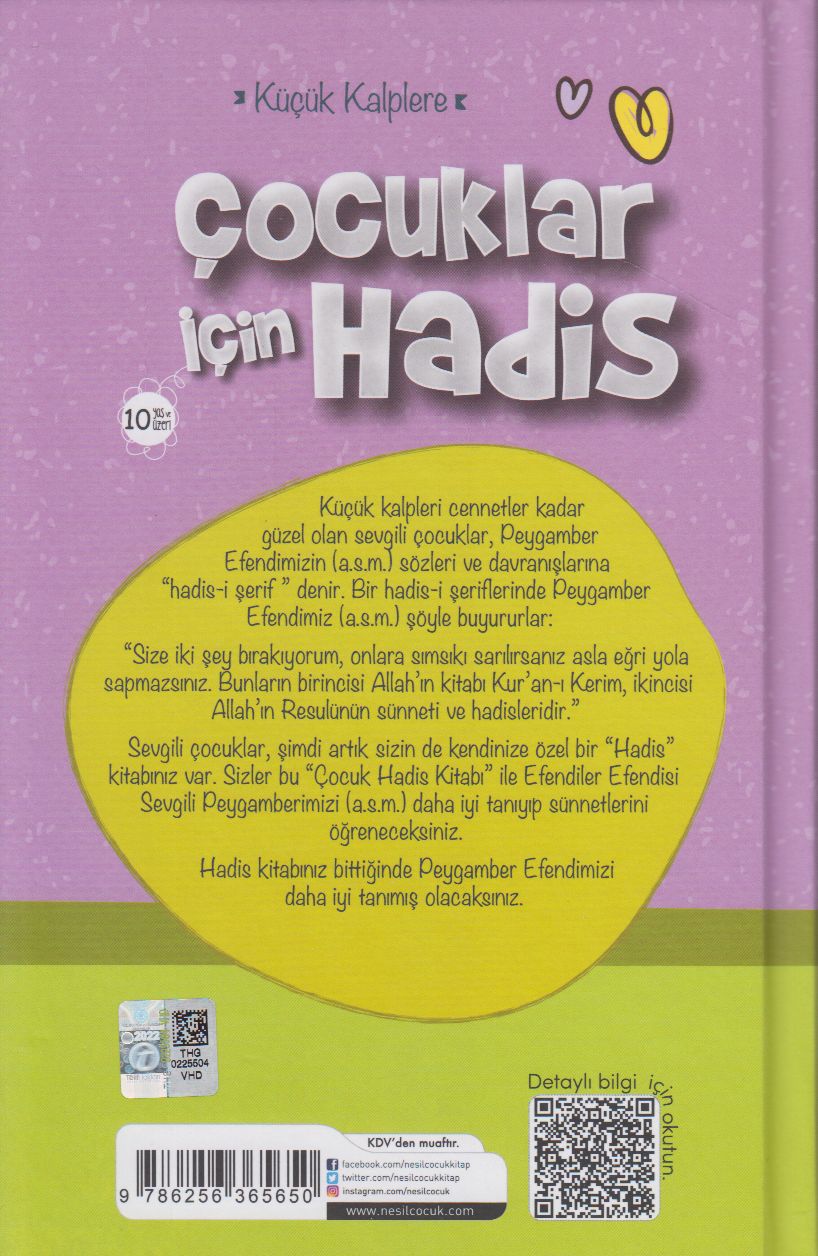 Çocuklar İçin Hadis