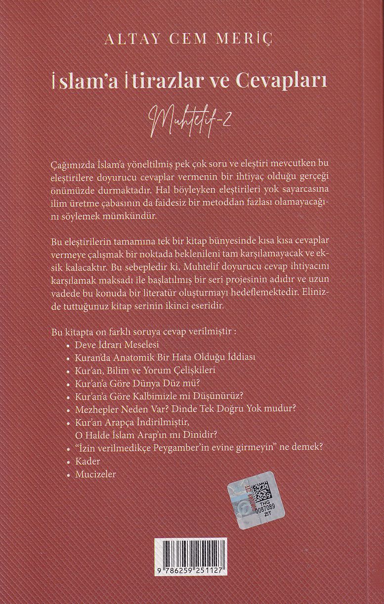 Muhtelif 2 / İslam'a İtirazlar ve Cevapları