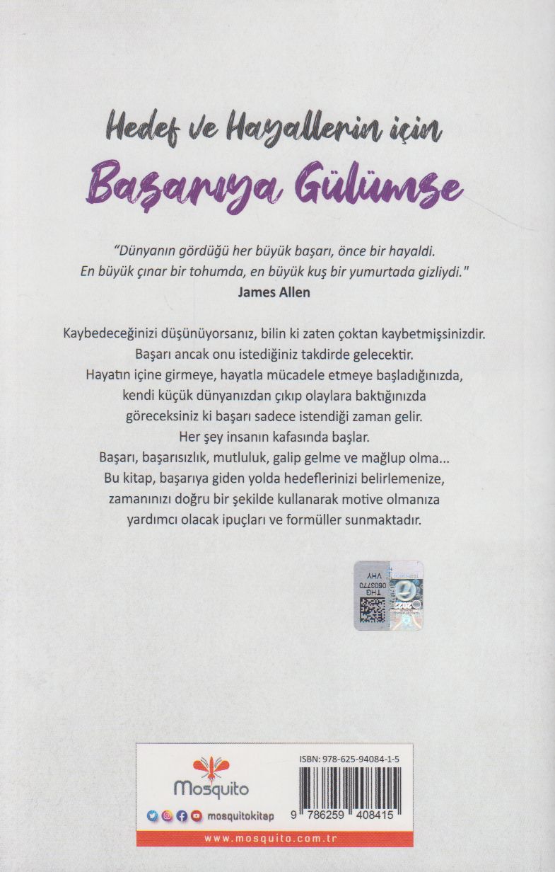 Hedef ve Hayallerin Icin Basariya Gülümse