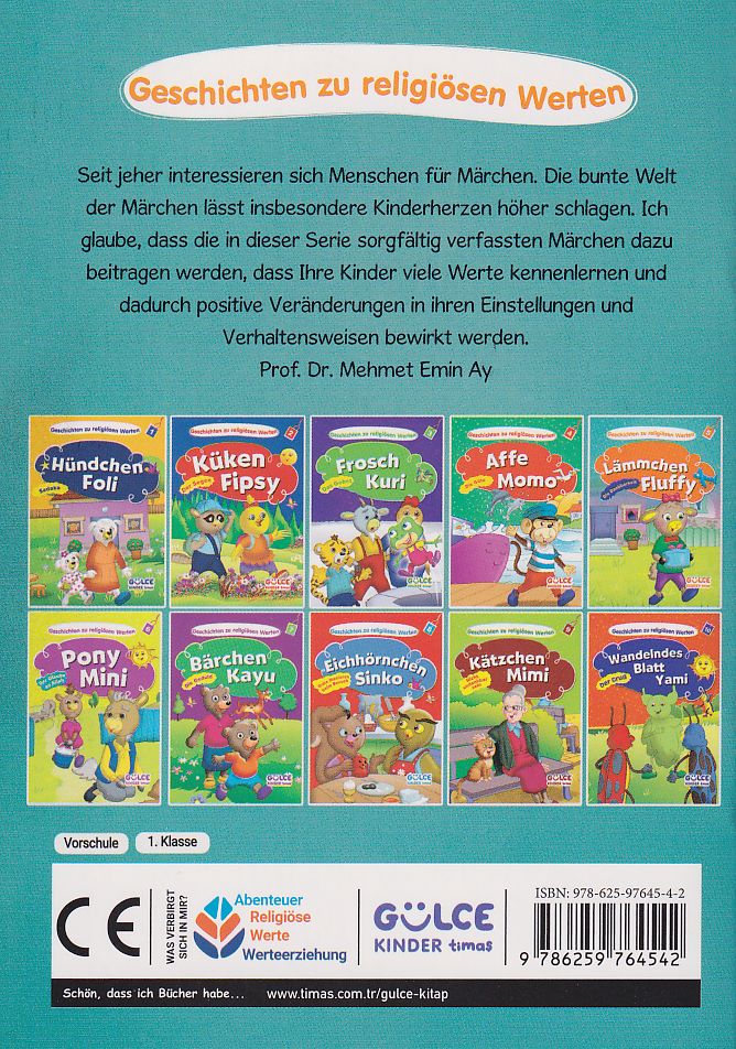 Lämmchen Fluffy-Die Dankbarkeit