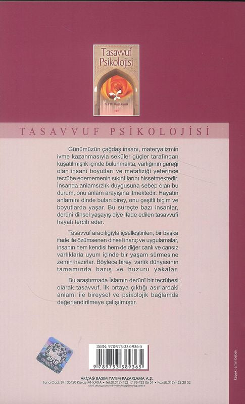 Tasavvuf Psikolojisi