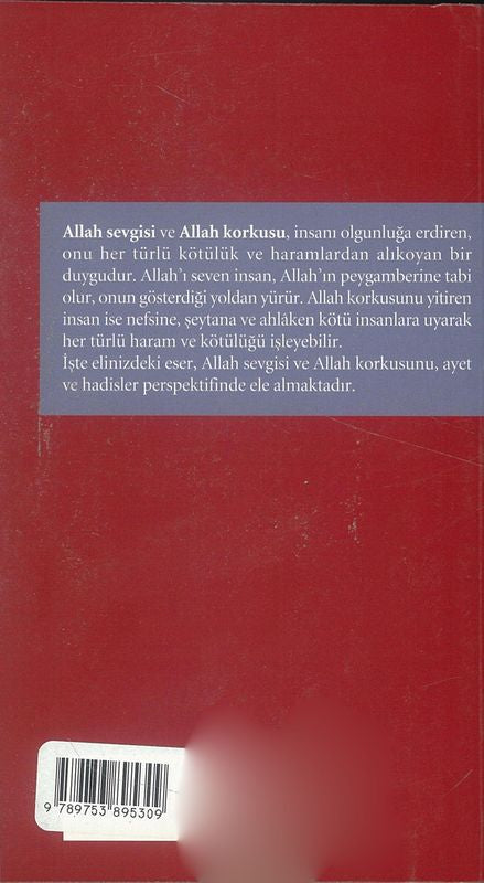 Allah Sevgisi Allah Korkusu