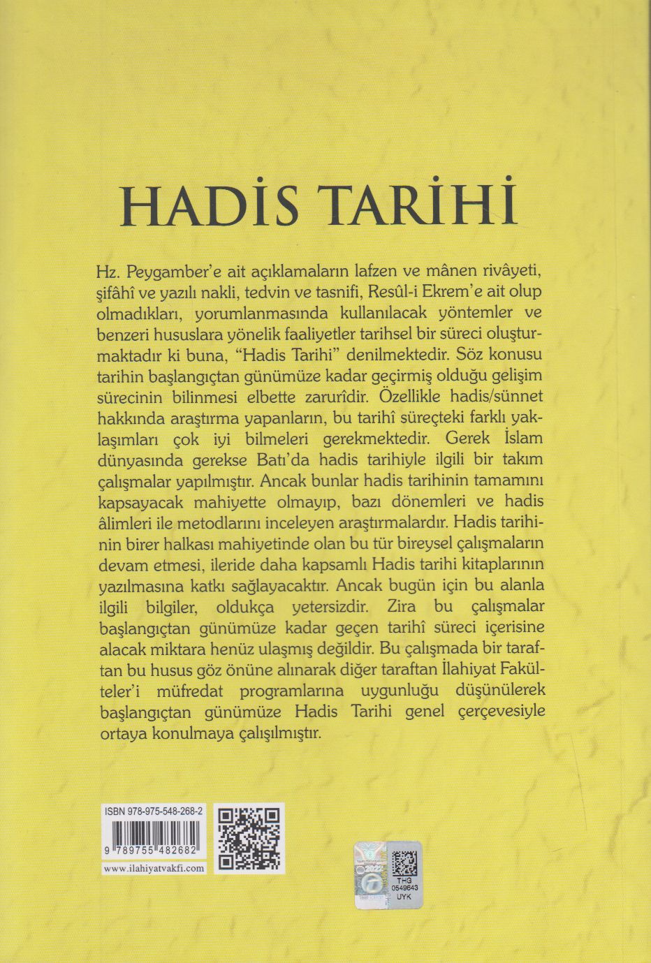 Hadis Tarihi