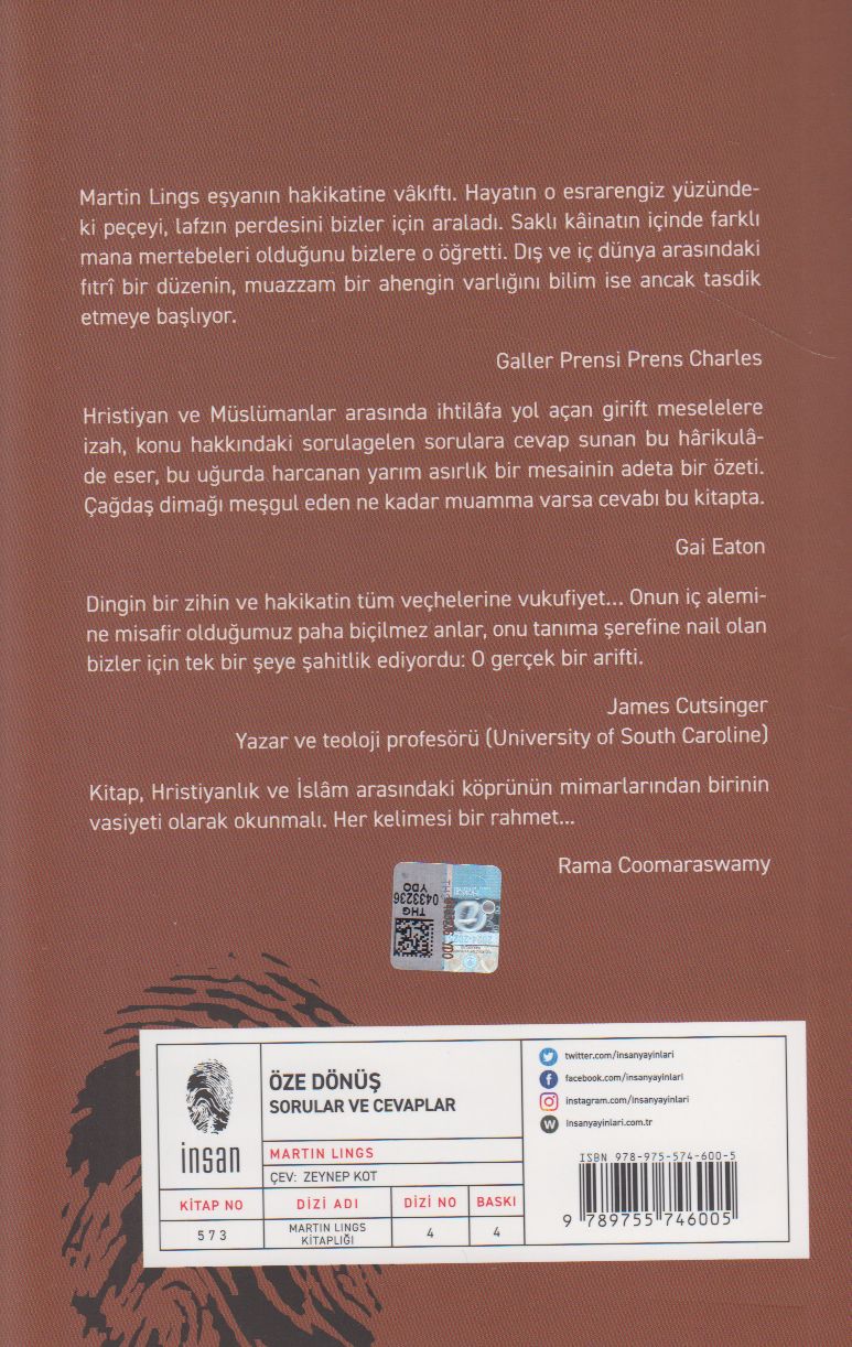 Öze Dönüs Sorular ve Cevaplar