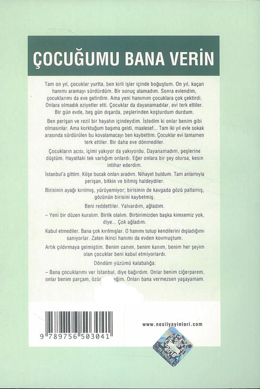 Çocuğumu Bana Verin