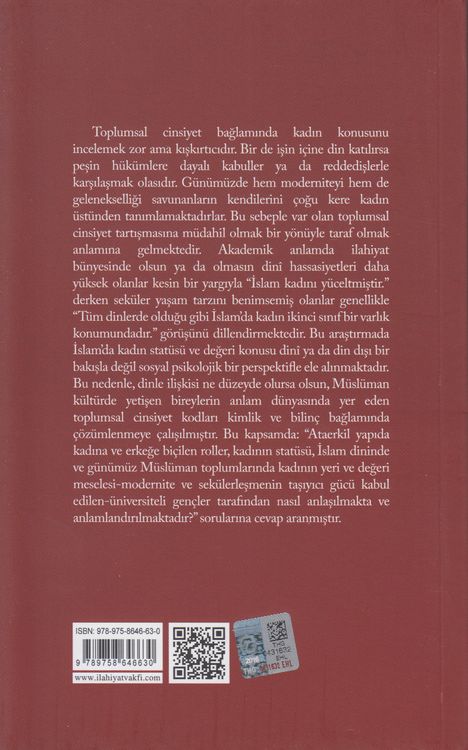 Toplumsal Cinsiyet Din Ve Kadin