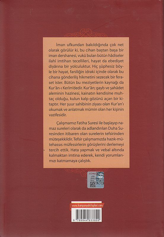 Namazi Anlamak Icin Kisa Surelerin Tevsiri