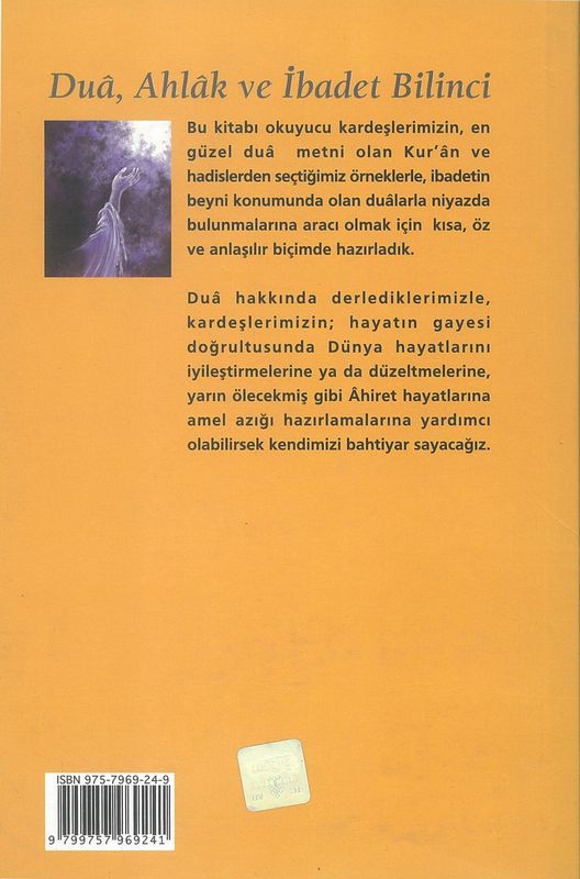 Dua Ahlak Ibadet Bilinci