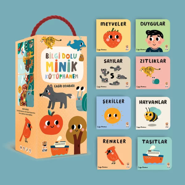 Bilgi Dolu Kütüphanem Ingilizce Destekli 8 Kitap