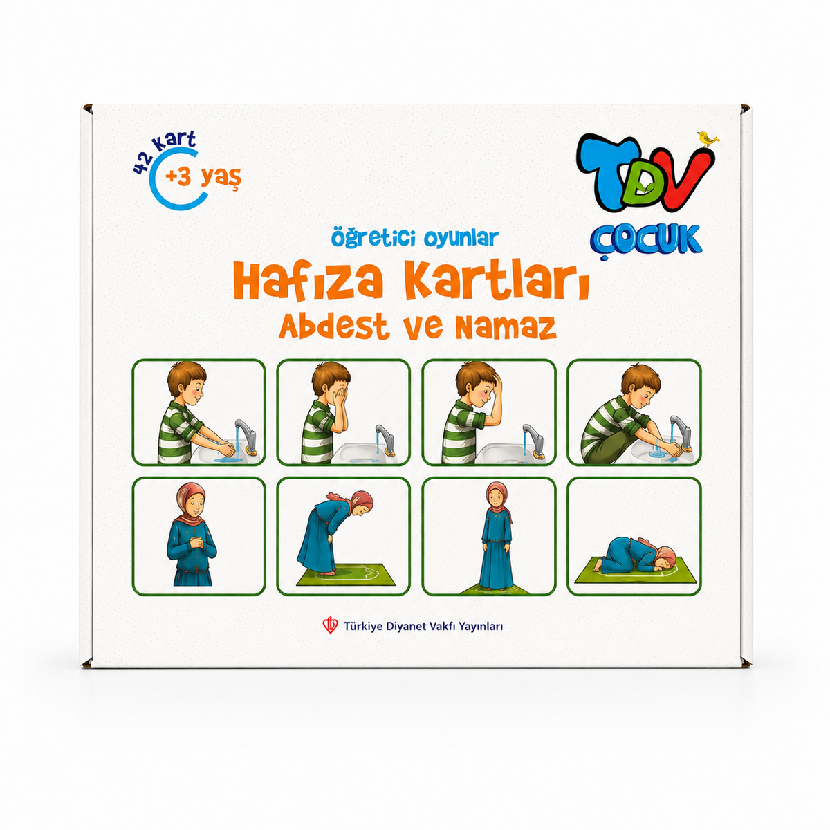 Öğretici Oyunlar Hafiza Kartları (Memory) Abdest Ve Namaz - 42 Kart