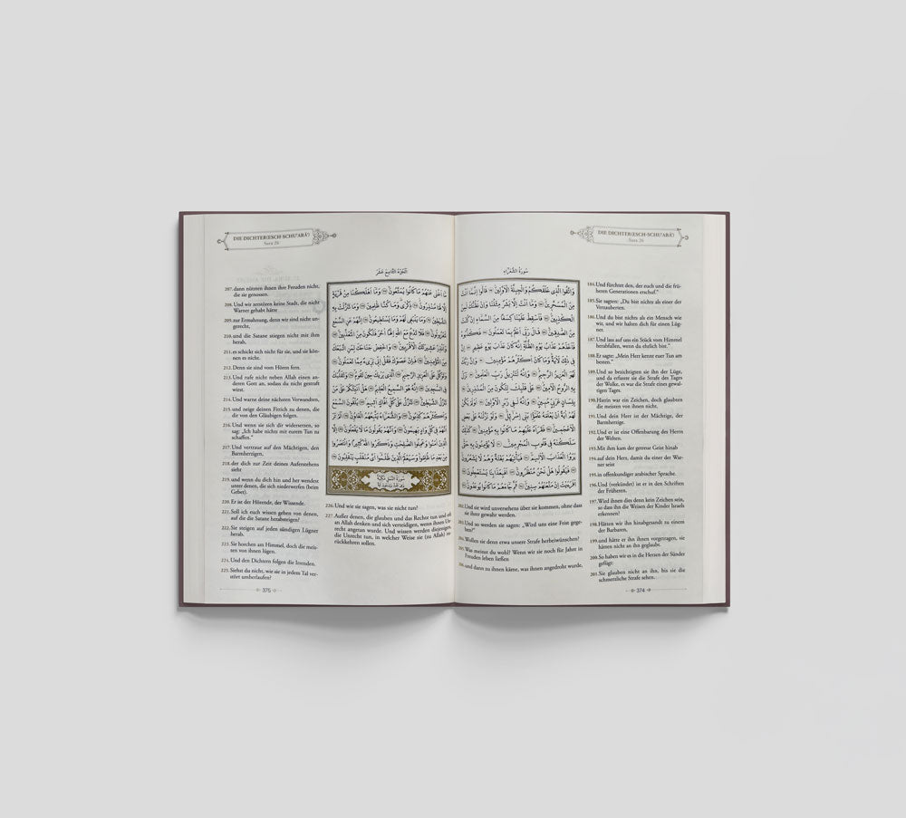 Der Gnadenreiche Koran Taschenbuch (Deutsch - Arabisch)