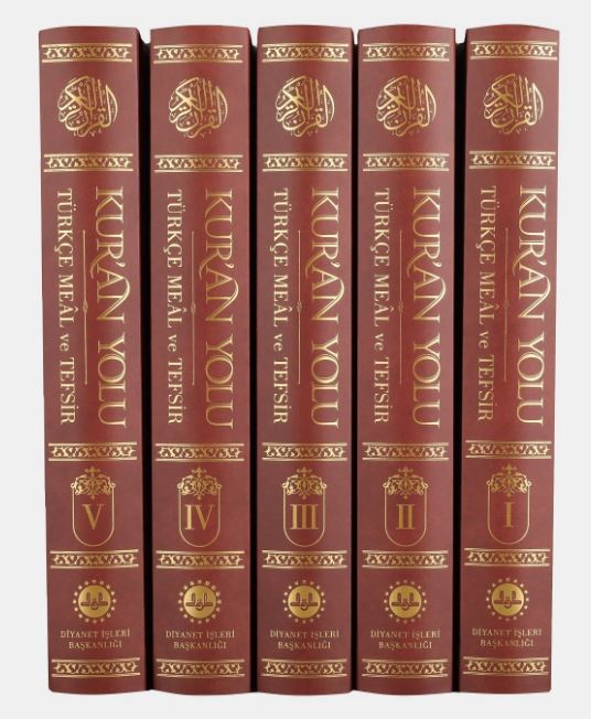 Kuran Yolu Türkce Meali Ve Tefsir Tk 5 Cilt