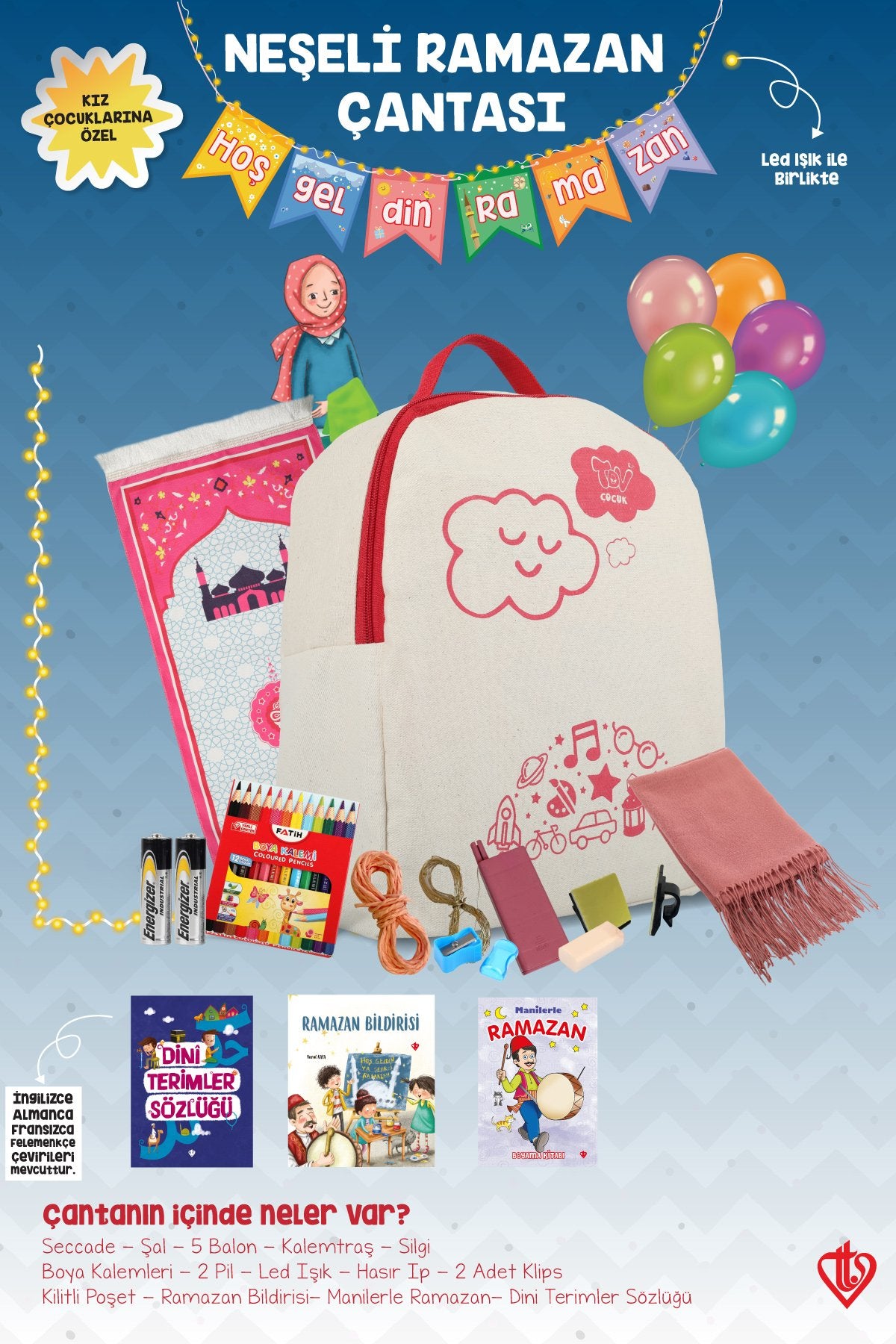 Neseli Ramazan Çantası Kiz Cocuklar Icin