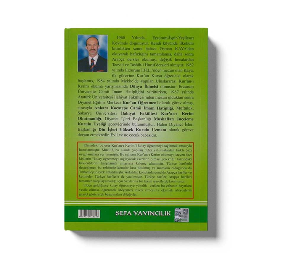 Kurani Kerim'I En Kolay Öğrenme Rehberi Elifba Yeşil