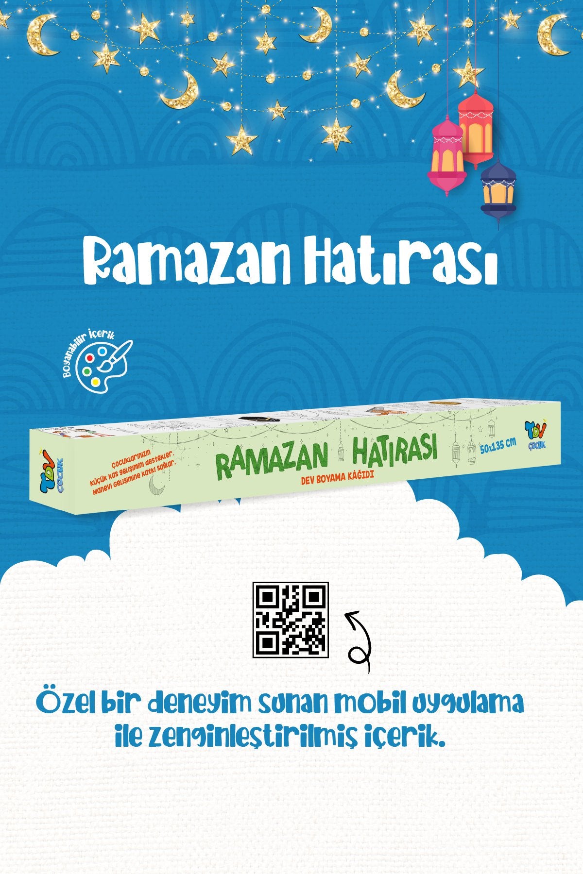 Ramazan Hatırası Dev Boyama Kağıdı