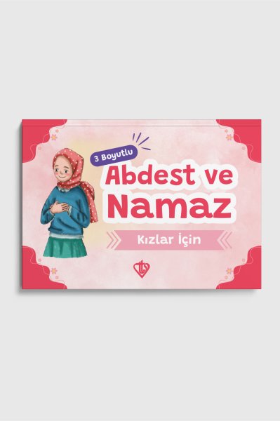 3 Boyutlu Abdest Ve Namaz Kitapçığı Pembe