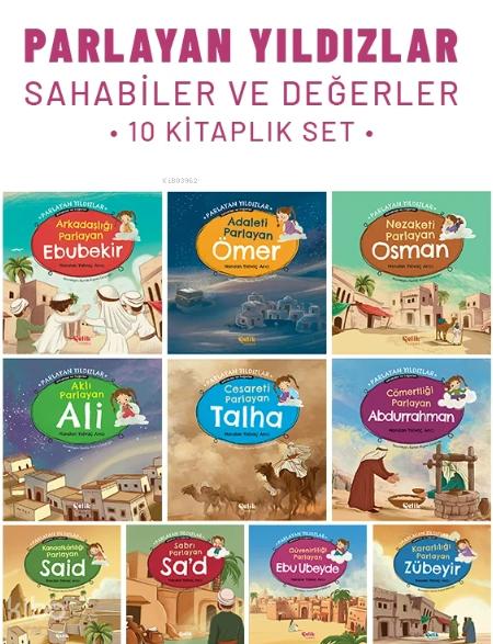 Parlayan Yıldızlar Sahabiler ve Değerler (10 Kitap Set)