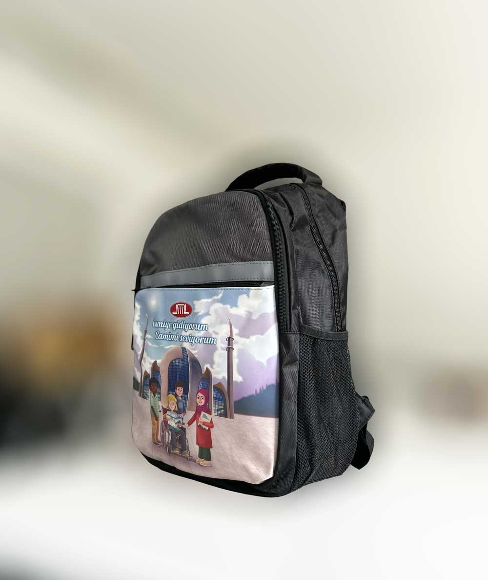 Sirt Cantasi Okul Cantasi Camiye Gidiyorum Kücük