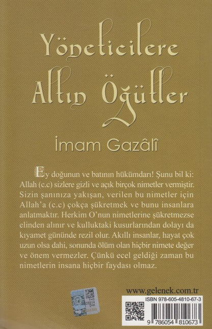 Yöneticilere Altin Ögütler