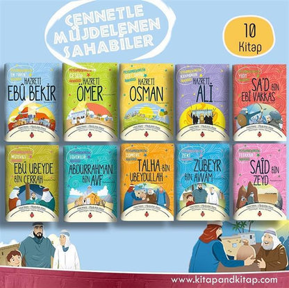Cocuklar Icin Cennetle Müjdelenen Sahabiler Seti 10 Kitap