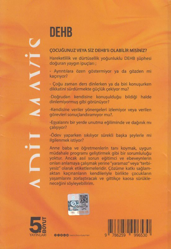 Dikkat Eksikligi ve Hiperaktive