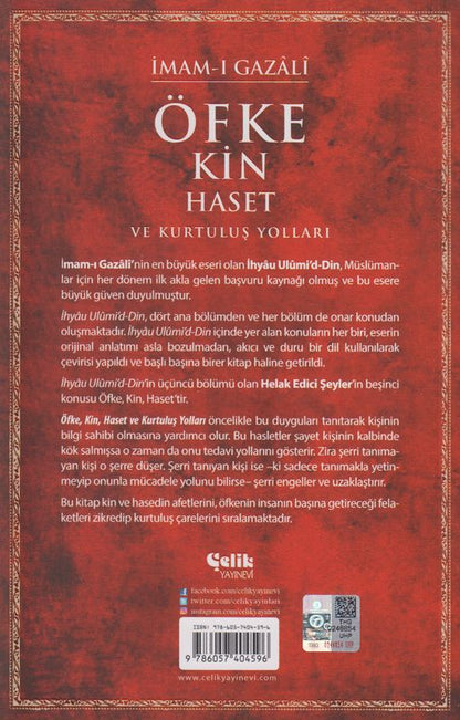 Öfke Kin Haset ve Kurtulus Yollari