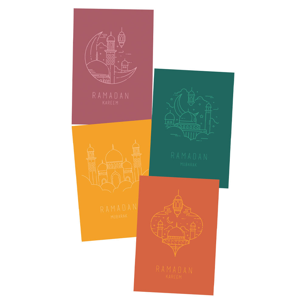 Tebrik Kartları / Geschenkkarten 4er Set V019