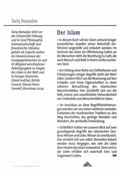 Der Islam Gott Mensch Welt 1