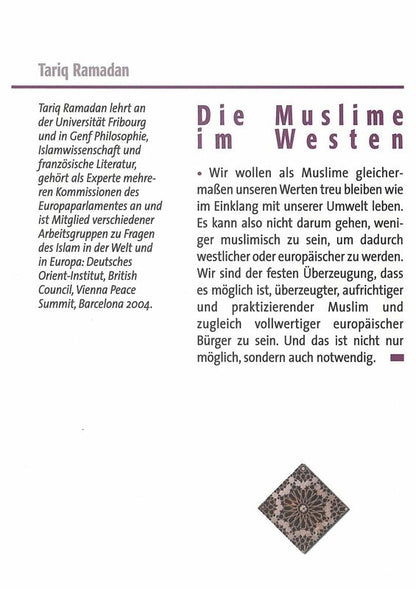 Die Muslime Im Westen 2