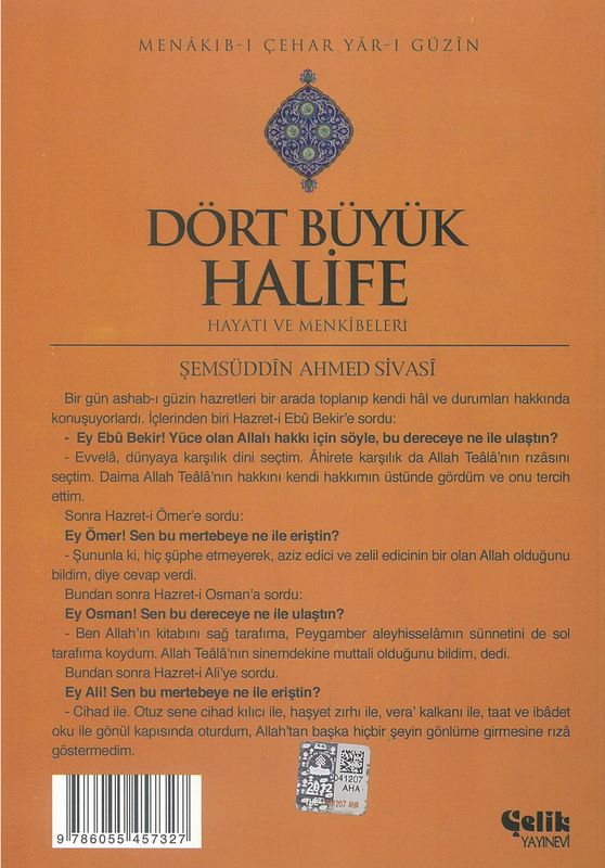 Dört Büyük Halife Hayati Ve Menkibeleri