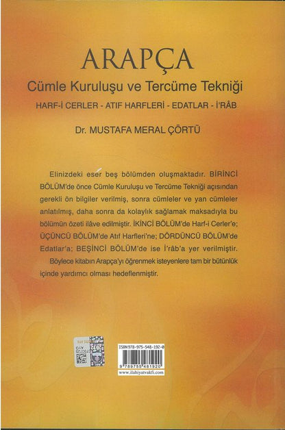 Arapca Cümle Kurulusu Ve Tercüme Teknigi